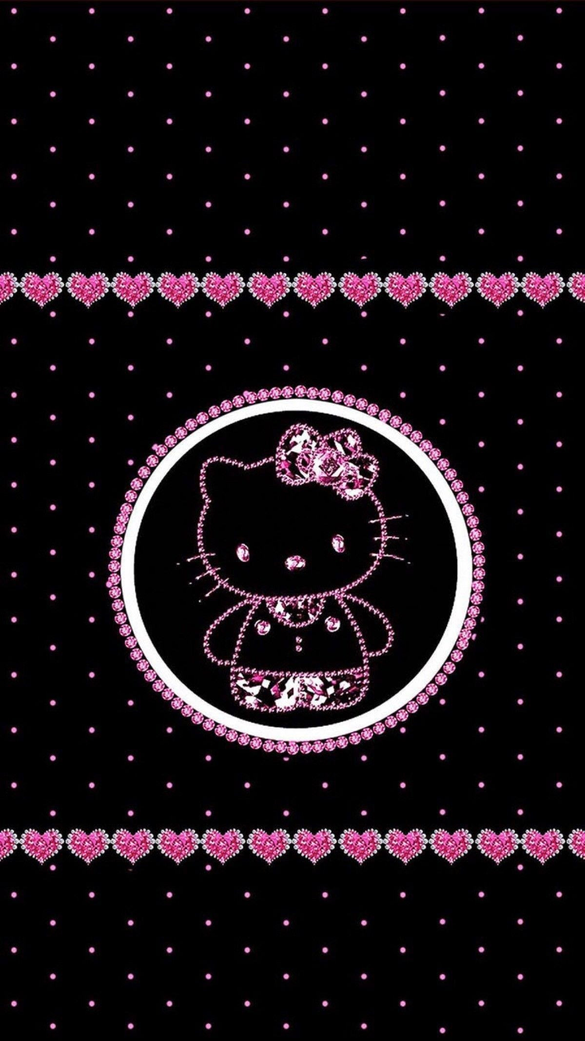 Hello kitty темное. Хелло Китти. Хелло Китти Black. Хелло Китти черная и розовая. Черная hello Kitty черная hello Kitty.