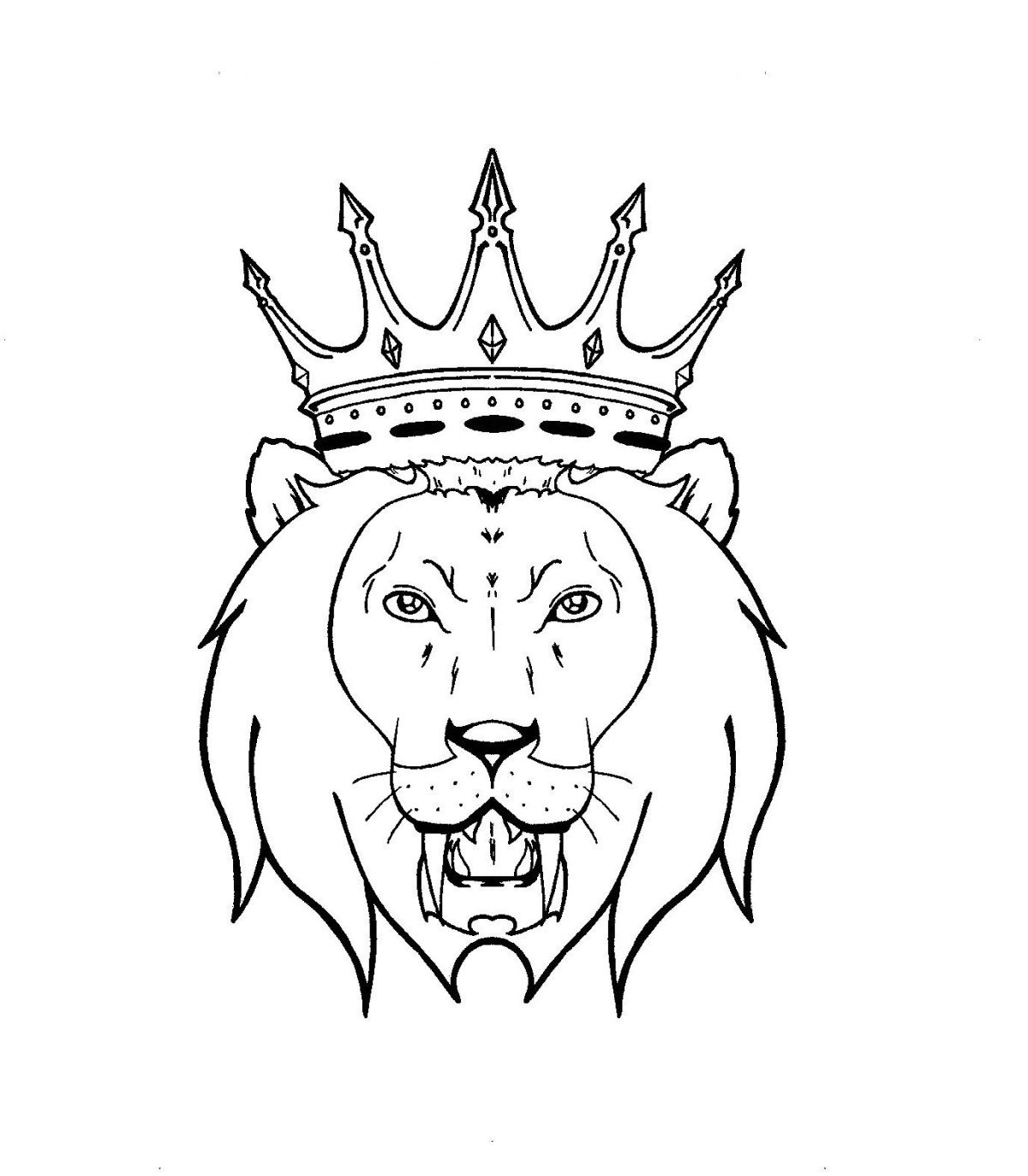 Эскизы льва с короной (75 фото)