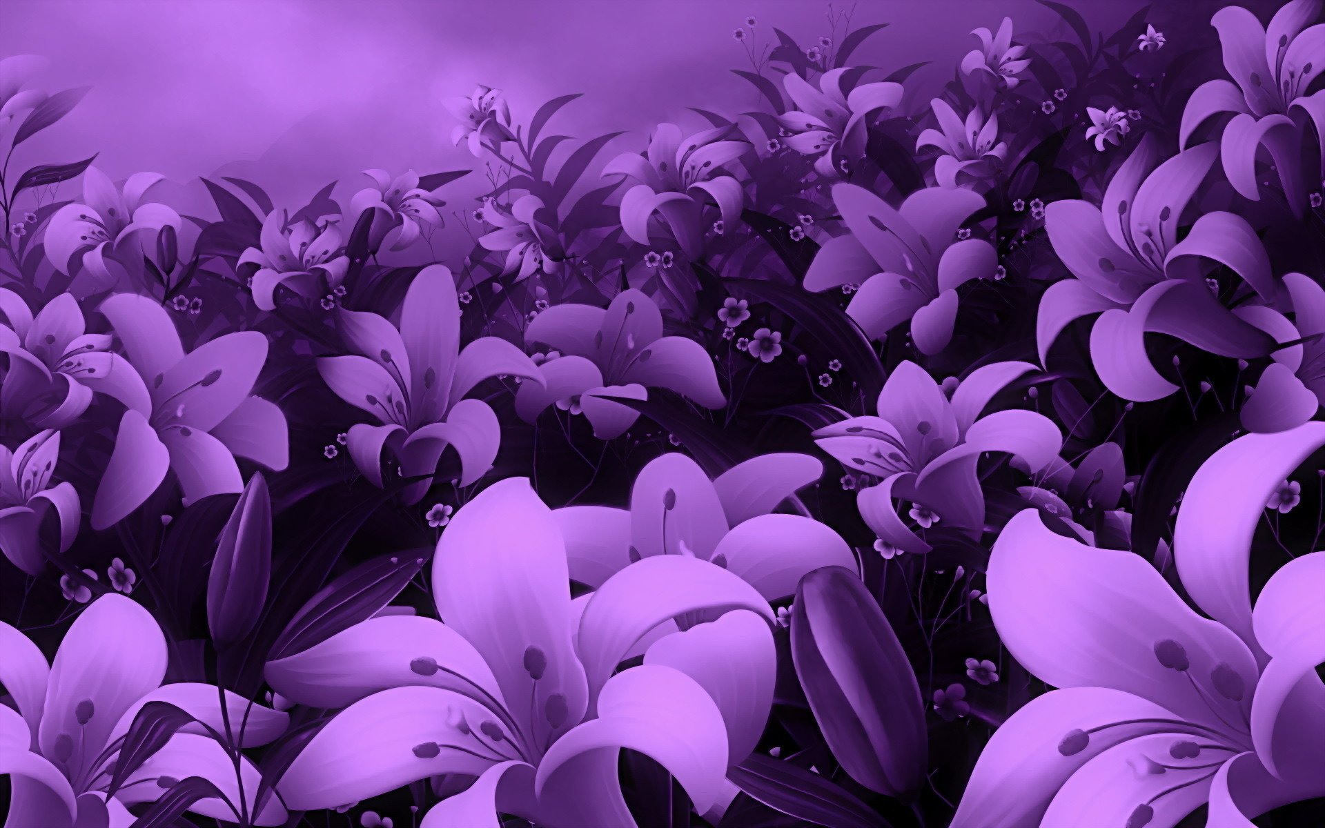 Фиолетовый фон цветы (75 фото)