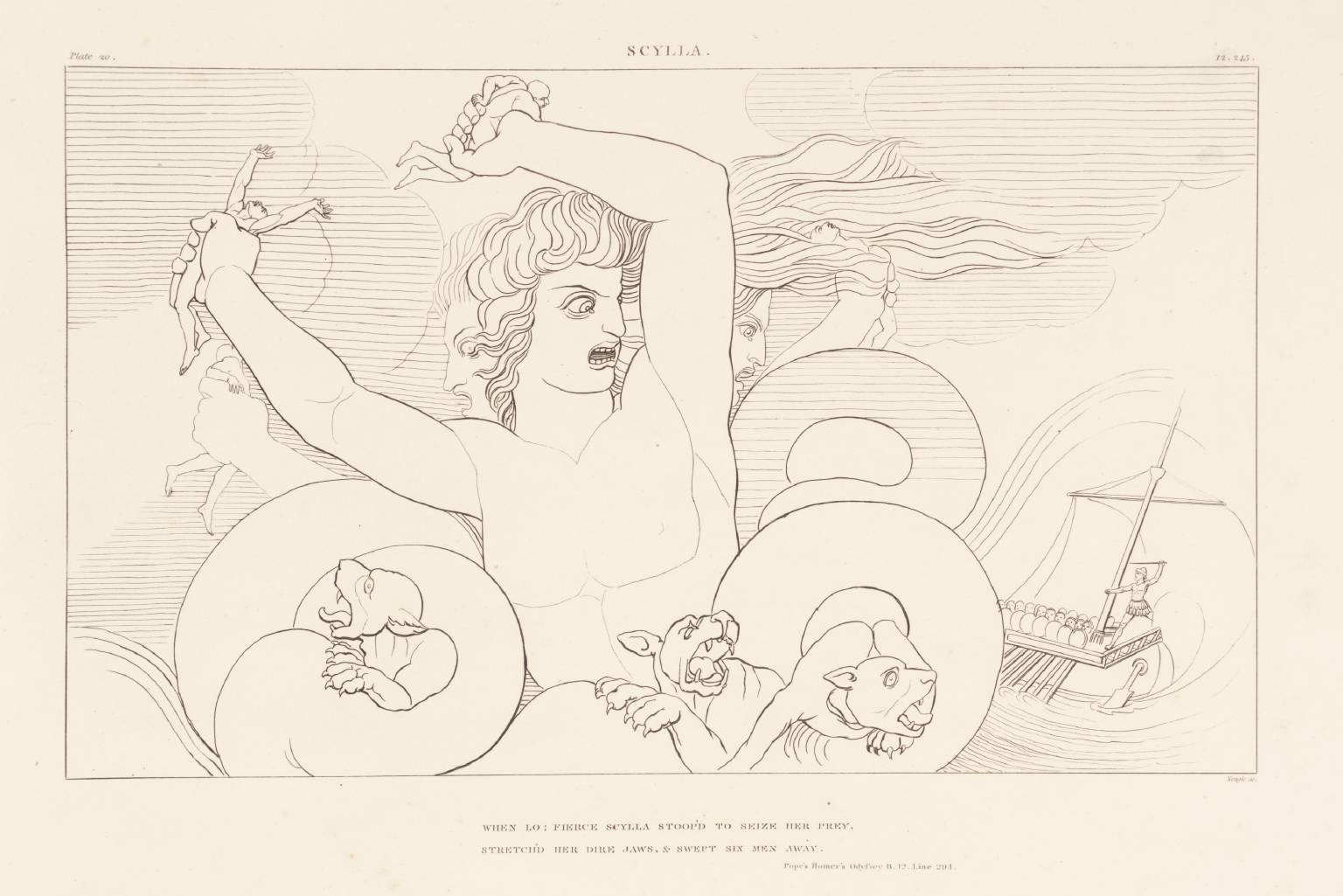 Иллюстрации к поэме "Одиссея" Гомера (75 фото)