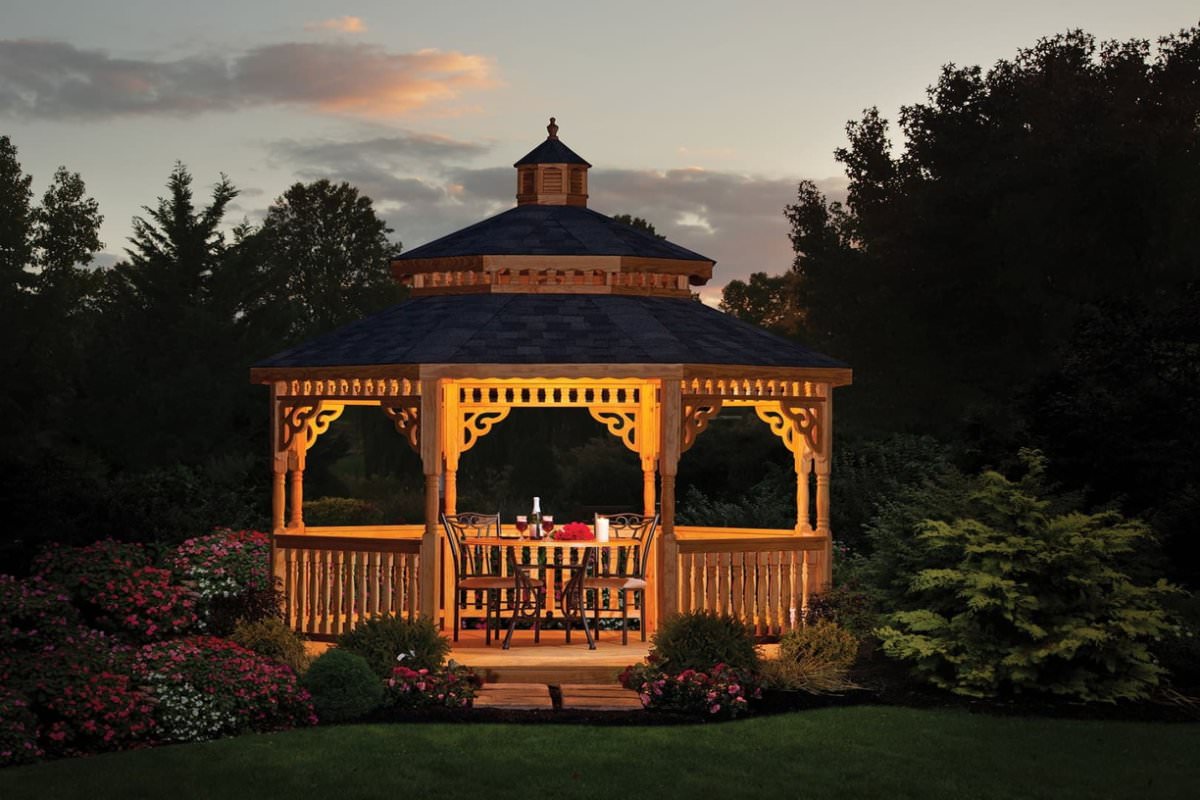 Wooden Gazebo беседки