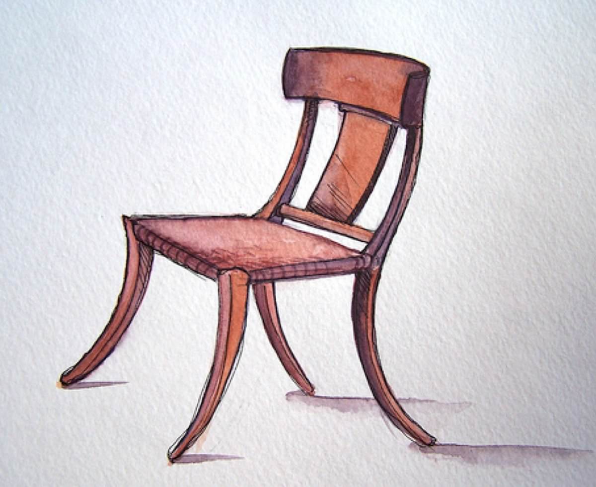 Карандашный стул