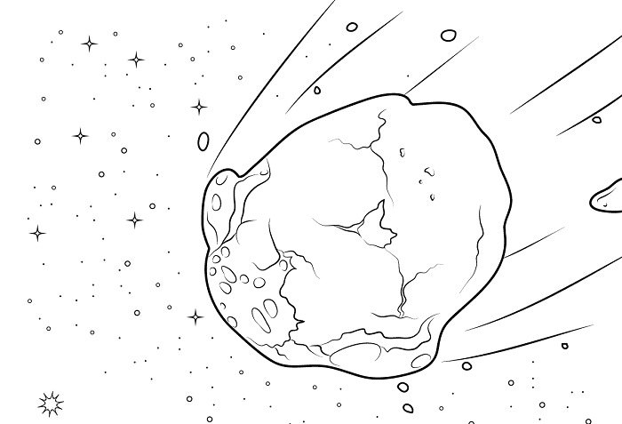 Рисунки астероидов для срисовки (18 фото)