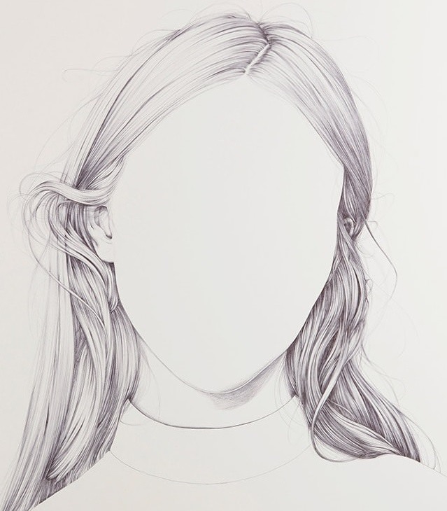 Рисунки без лица для срисовки (40 фото)