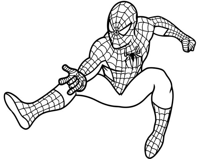 Рисунки Человека-паука для срисовки (100 фото)