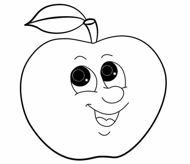 Рисунки яблоки для срисовки (40 фото)