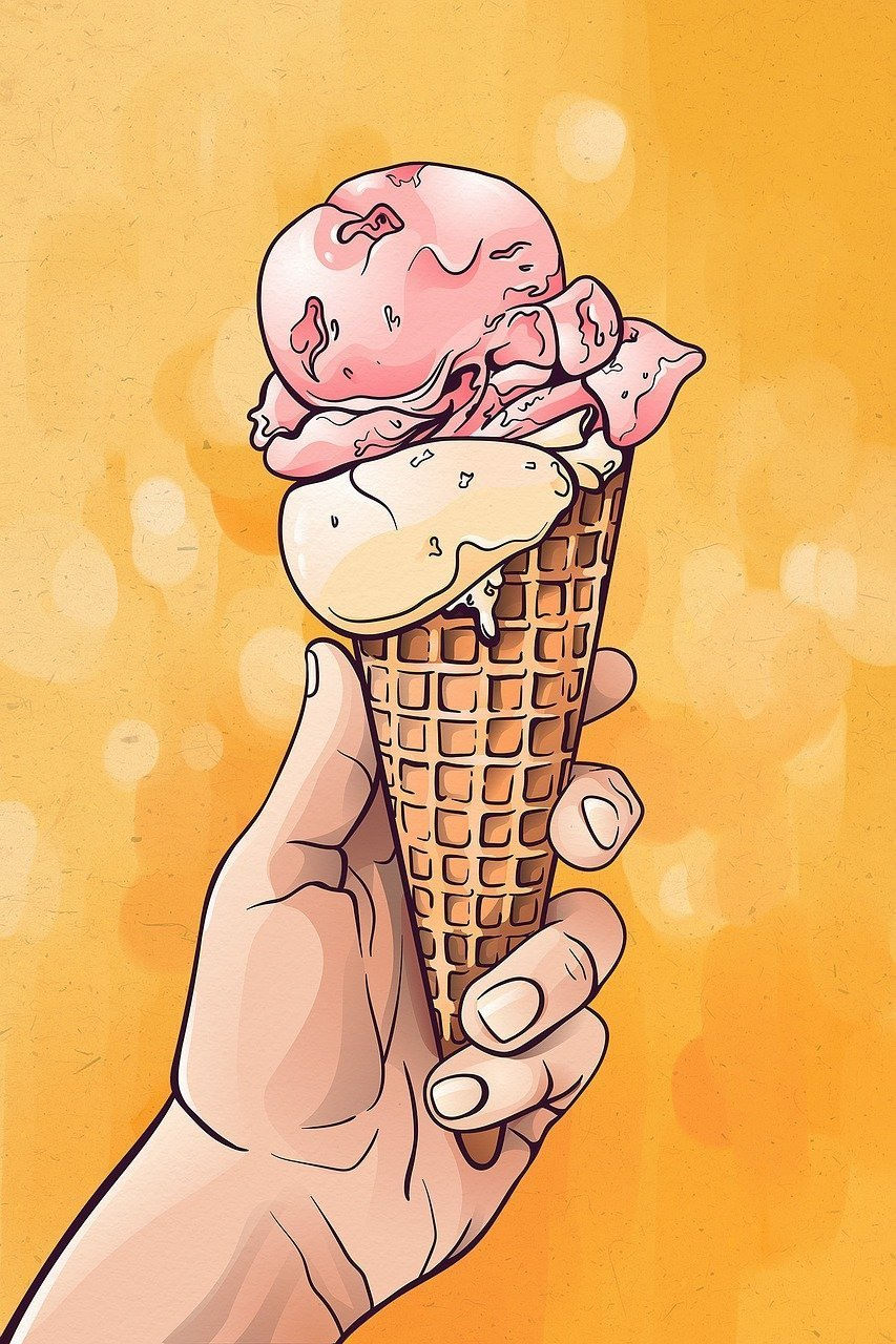 Рисунки мороженого для срисовки (100 фото)