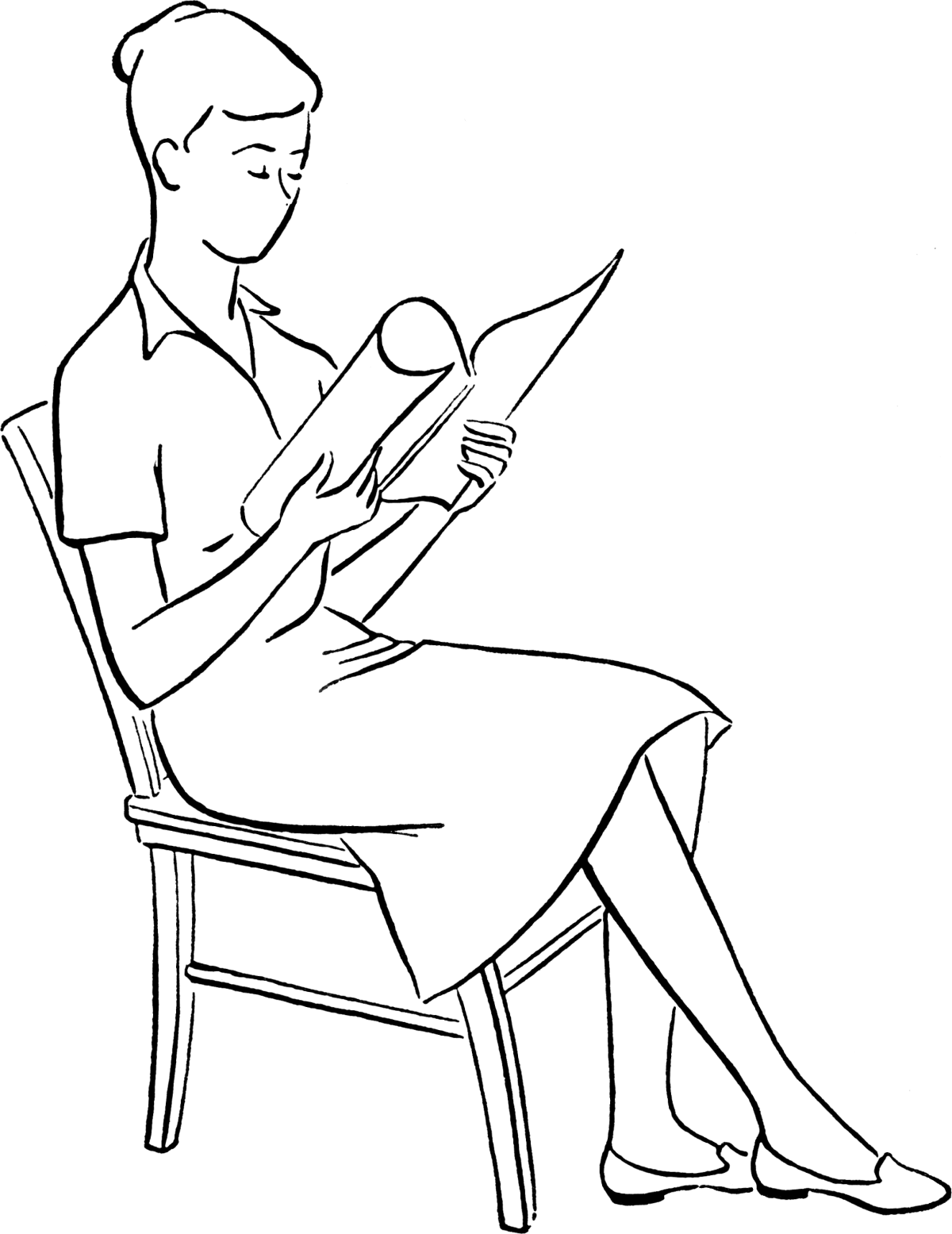 Рисунки сидящего человека для срисовки (60 фото)