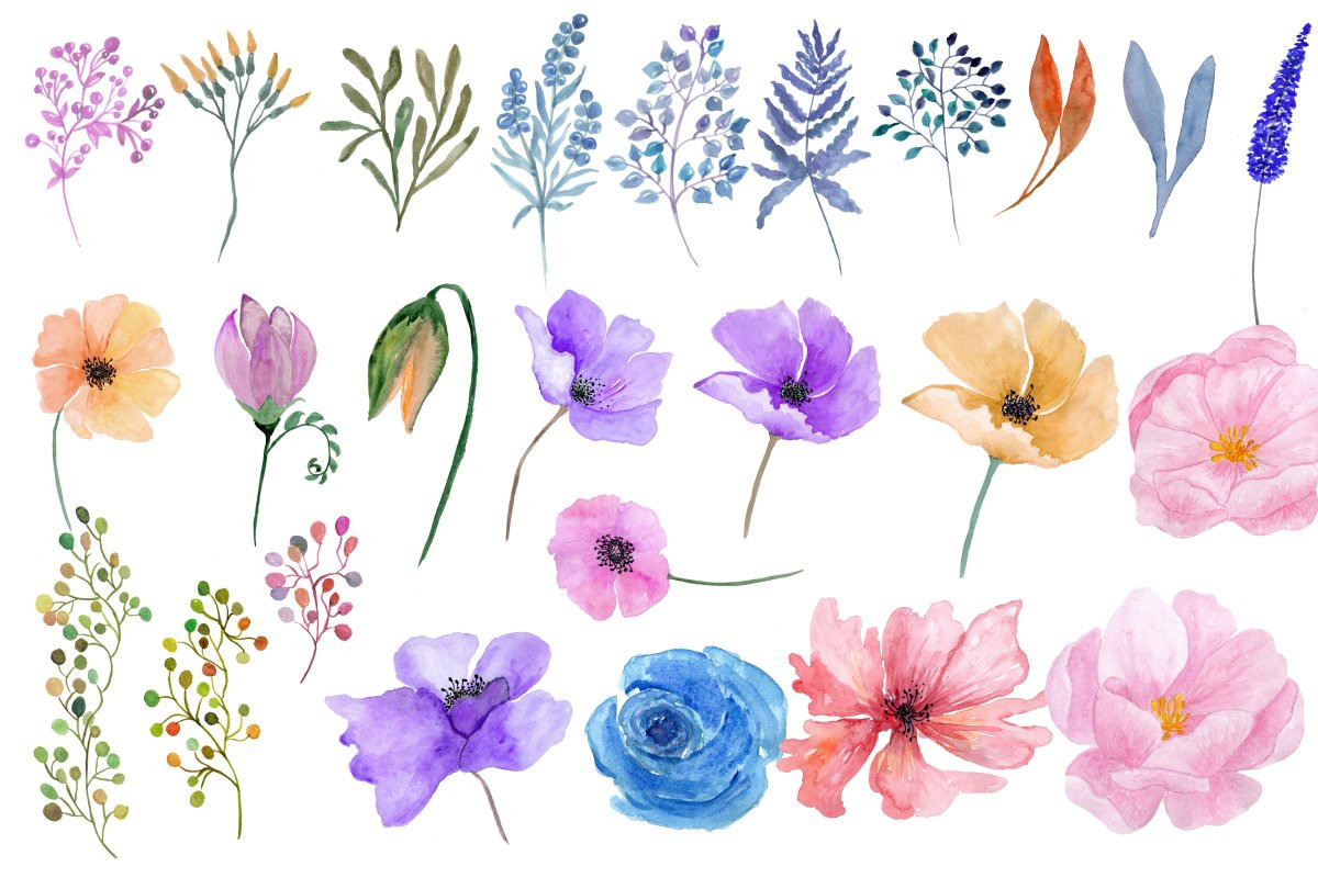 Рисунки цветочков для срисовки (100 фото)