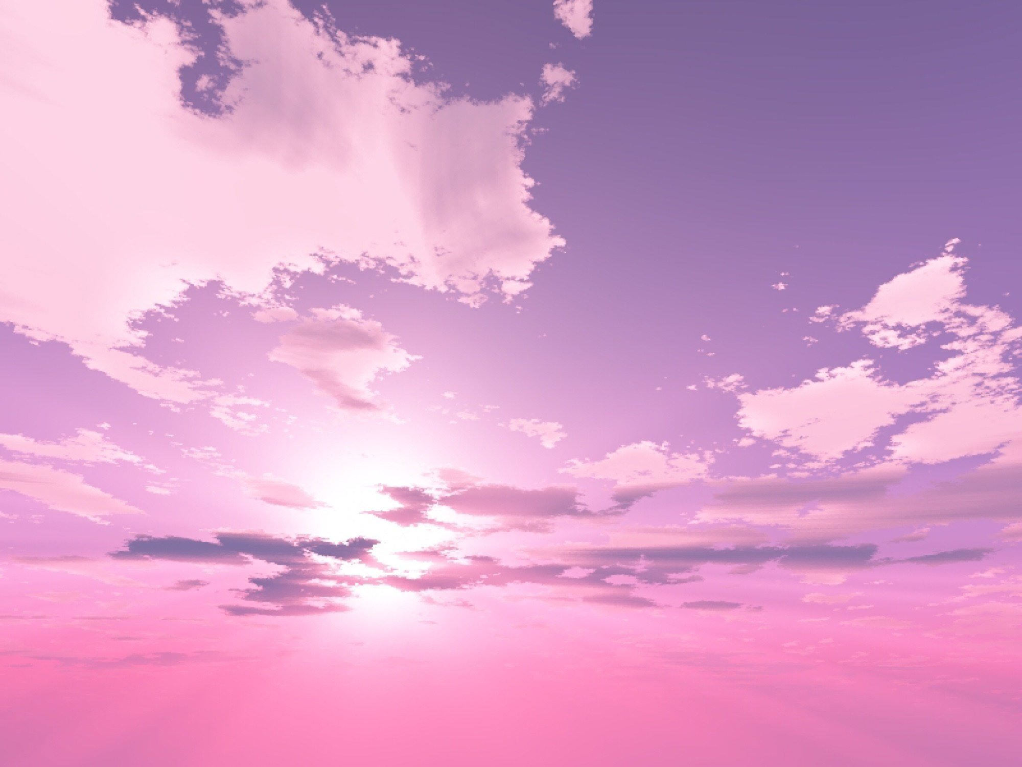 Розово-фиолетовый фон аниме (75 фото)