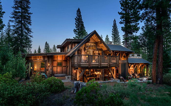 Самые красивые деревянные дома (100 фото)