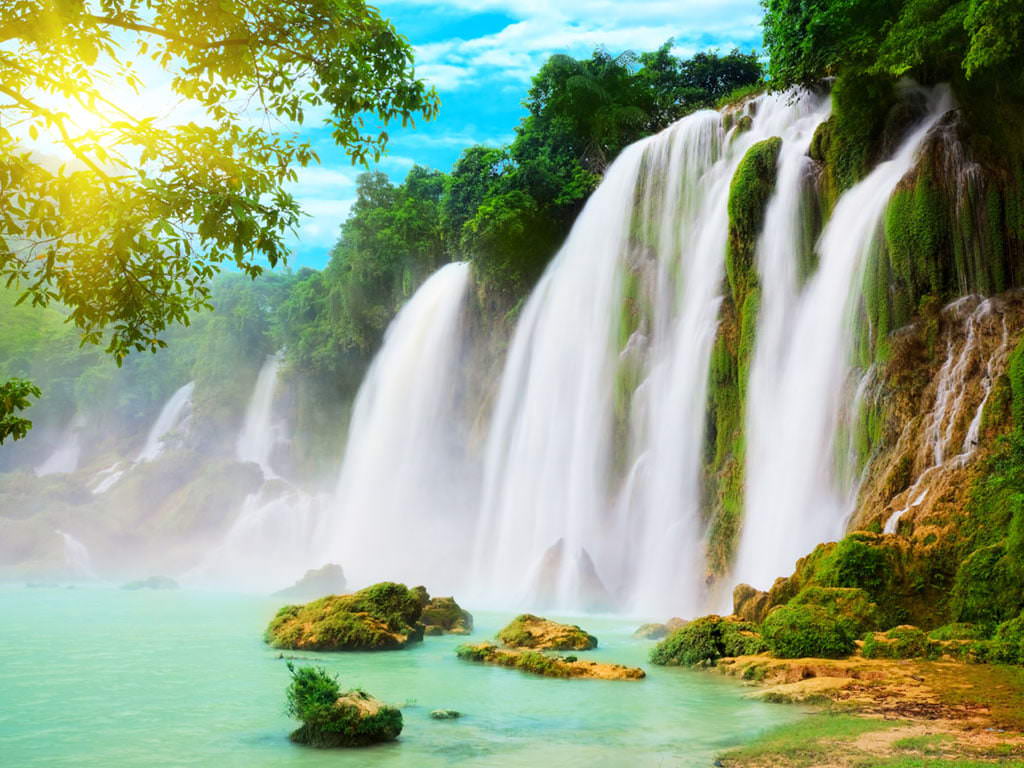 Водопады - красивые картинки (100 фото)